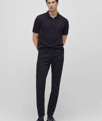 Джинсы Jake Mavi Black Antrasit, укороченные, узкие, из 98% хлопка и 2% эластана, модель для стильных мужчин, размер 26-36