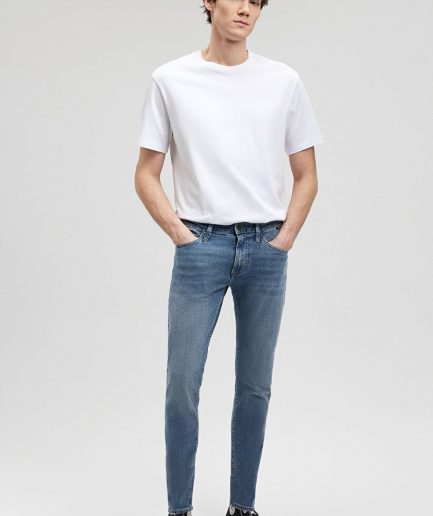 Джинсы Rob Casual Пэсли Мави с комфортным кроем, супер облегающие, молодежный стиль, универсальный, из 98% хлопка и 2% эластана