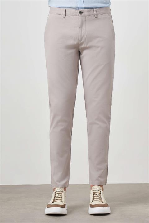 Мужские летние хлопковые чиносы Morven с боковыми карманами, Slim Fit, цвет камень, размеры 40-52