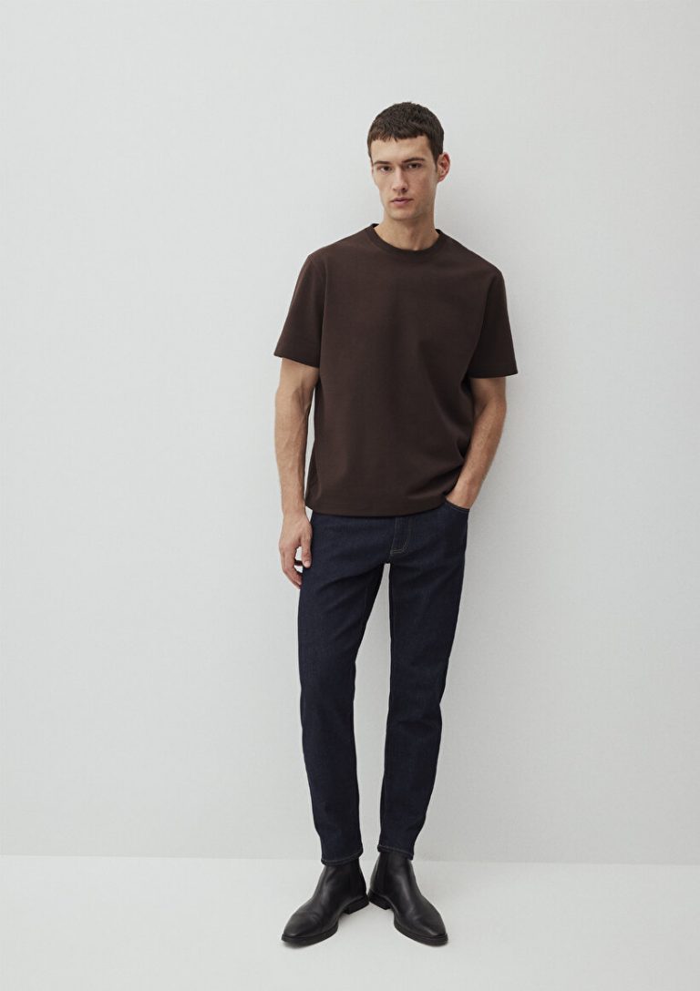 Джинсы Milan Mavi Edition Rinse Selvedge, tapered fit, органический хлопок, часть коллекции All Blue, размеры 27-34