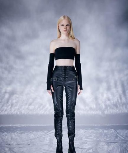 Черные кожаные брюки Rebel, размеры S, XS, M, L