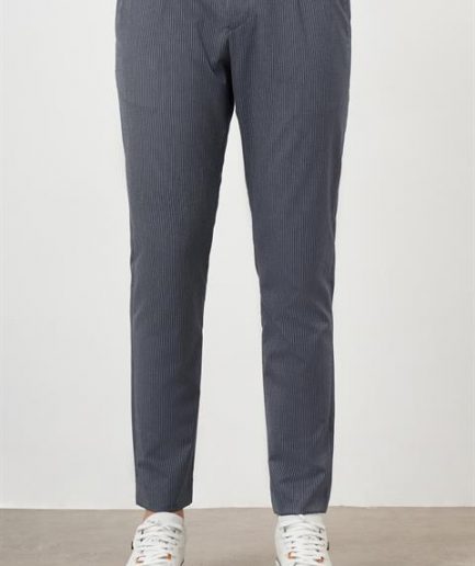 Мужские темно-синие спортивные брюки Morven из поливискозы, Slim Fit, с карманами и застежкой на молнии