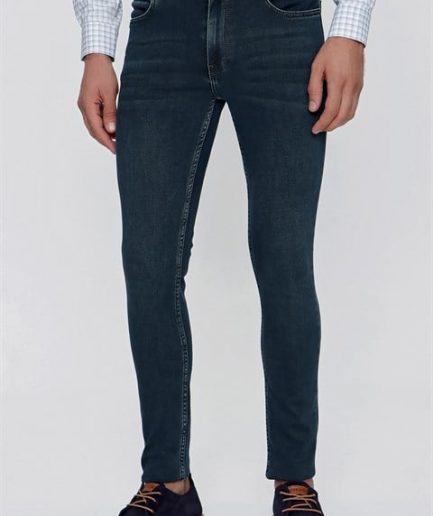 Мужские джинсы Morven Haki Slim Fit узкого кроя с 5 карманами из 98% хлопка и 2% эластана, размер 33, 30