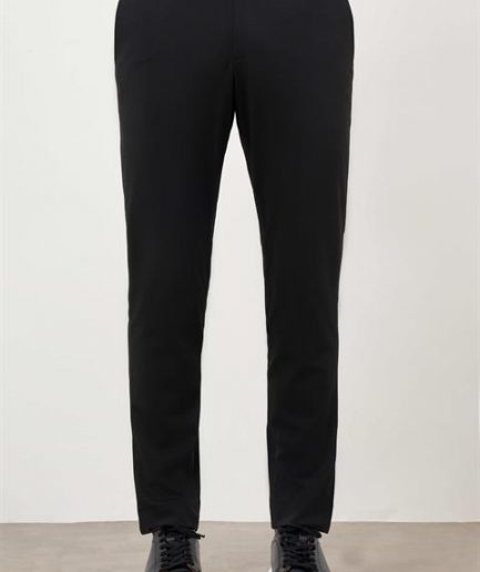 Мужские черные джоггеры slim fit из полиэстера и вискозы с карманами и шнуровкой, повседневные брюки для стильного образа