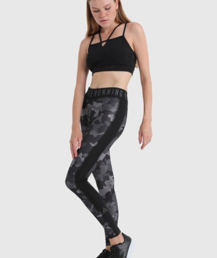Женские спортивные леггинсы черного цвета 22019, бренд Underwear, размеры S, M, L, XL