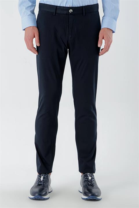 Мужские темно-синие чиносы Morven из хлопка с карманами, Slim Fit, размер 40-42