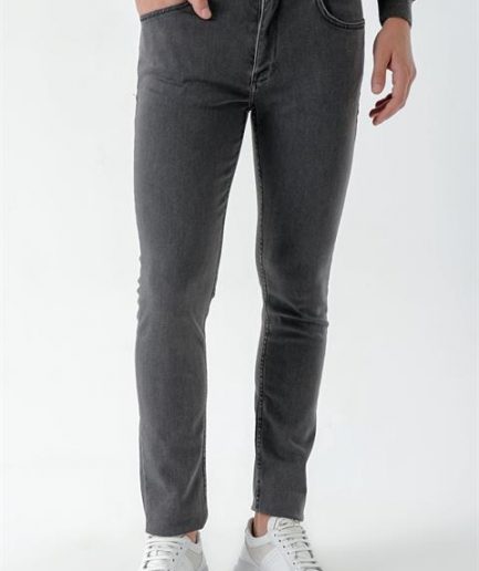 Мужские серые джинсы Morven Slim Fit Samara с пятью карманами, 98% хлопок, 2% лайкра, застежка на пуговицу и молнию, размер 30