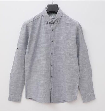 Мужская рубашка Modern Fit — 11-1787 — тёмно-синий, размеры: XL, L, M, XXL