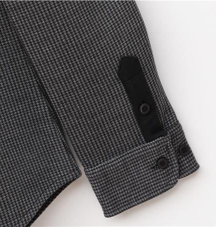 Мужская рубашка с длинным рукавом DJG-1002 черного цвета, размер XL, L, M, XXL