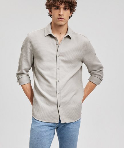 Бежевая рубашка MAVI из 100% хлопка, доступна в размерах S, XS, L, M, XXL