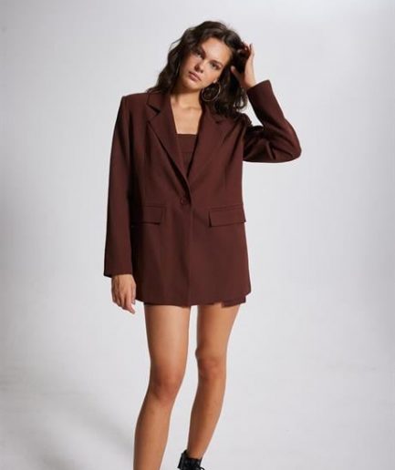 Блейзер Panky коричневый, размеры S, XS, M, L