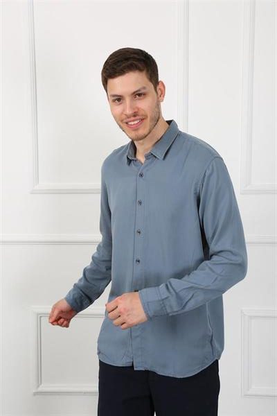 Мужская рубашка Slim Fit LODOS из 100% хлопка, разные размеры S-XXL, идеально подходит для стильных образов