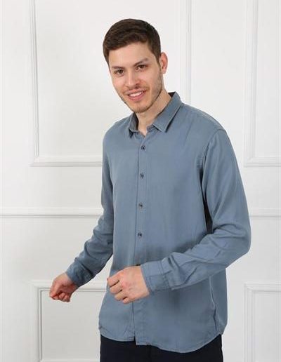 Мужская рубашка Slim Fit LODOS из 100% хлопка, разные размеры S-XXL, идеально подходит для стильных образов