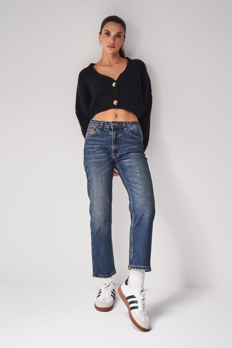 Женские джинсы2w48 Straight Slim Fit 100% джинсовая ткань из хлопка