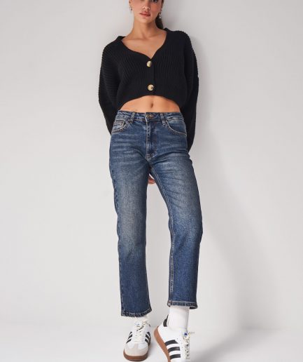 Женские джинсы2w48 Straight Slim Fit 100% джинсовая ткань из хлопка