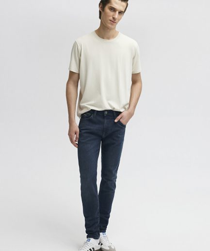 Джинсы MAVI James Krmzbyz Premium Ink Blue Super Skinny, идеальная посадка, комфорт на каждый день, из коллекции All Blue