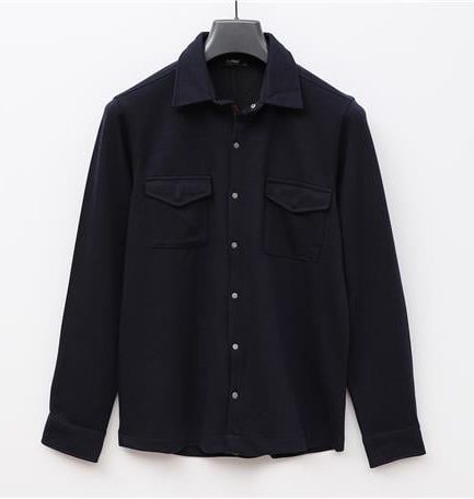 Мужская длинная рубашка Fit — DJG-1005 — Тёмно-синий, размеры: M, L, XL, XXL