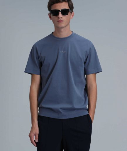 Современная графическая футболка Antony темно-синяя, доступные размеры S, XL, 3XL, 4XL, XS, L, XXL