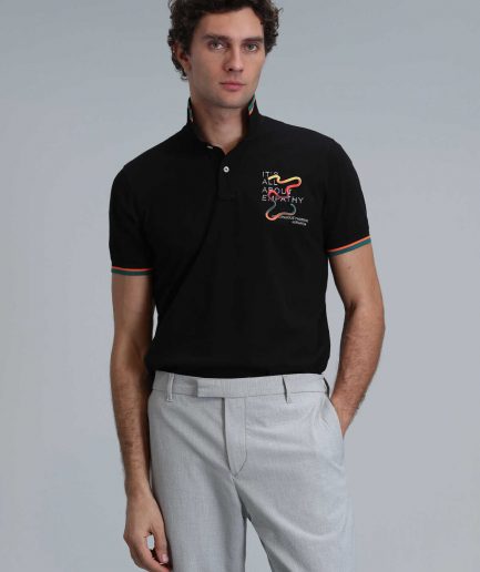 Поло-футболка Kıng Smart для мужчин черного цвета, размеры: XS, S, M, L, XL, XXL, 3XL, 4XL