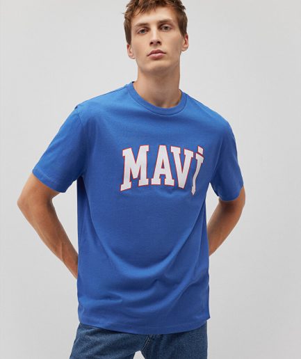 Мужская футболка с логотипом Mavi, 100% хлопок, доступна в размерах S, M, L, XL, XS