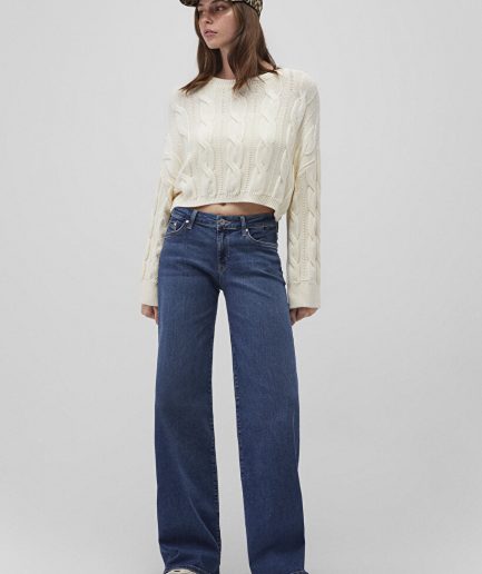 Джинсы Deli Dolu Casual тёмно-синие от MAVI, широкий крой, нормальная талия, 92% хлопка, рост 173 см, доступные размеры 23-32