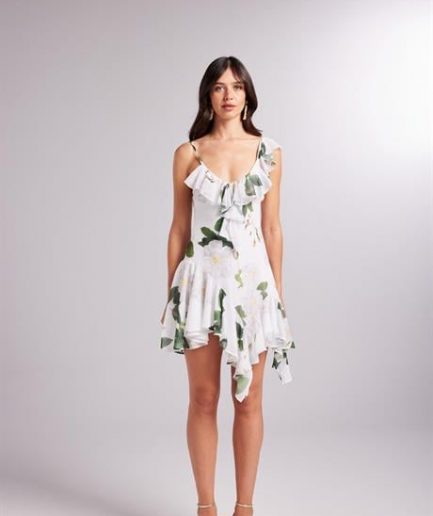 Короткое белое платье Markano Gigi, доступно в размерах S, XS, M, L