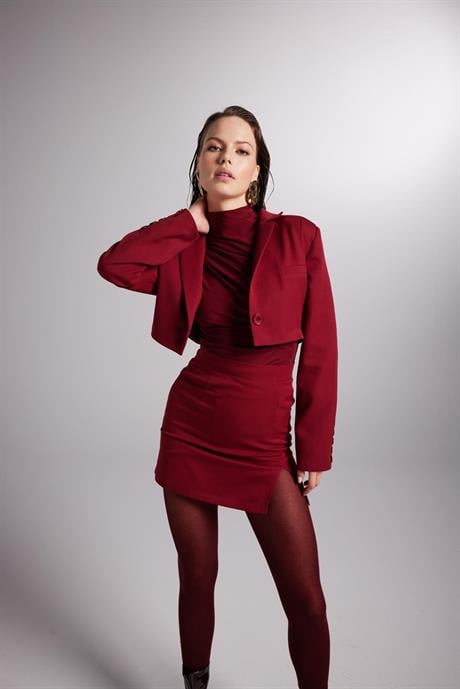 Юбка Panky бордового цвета, размеры XXS, S, XS, M, L
