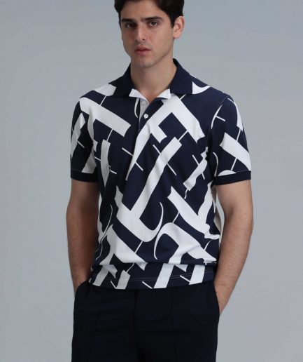 Умная мужская поло-футболка глубокого синего цвета, размеры XL, 4XL, XXL