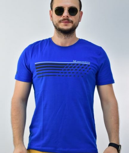 Мужская спортивная футболка Escetic Slimfit, 95% хлопок, дышащая, стильная, удобная, идеальна для активного отдыха и повседневной носки
