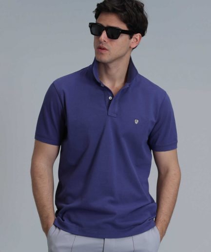 Умная мужская поло-футболка Laon, фиолетовая, размеры: S, M, L, XL, XXL, 3XL, XS