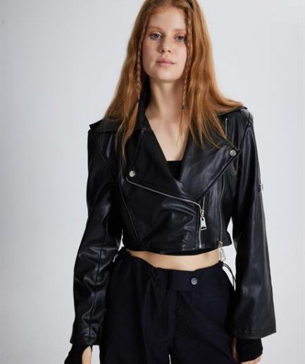Кожаная куртка Petter черная, размеры S, XS, L, M