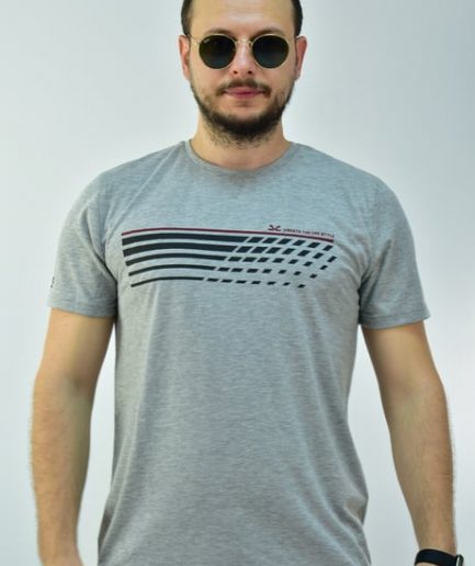 Футболка Escetic G2 для мужчин slimfit, 95% хлопок, спортивная, дышащая, универсальная, без карманов, с круглым вырезом, стильный дизайн