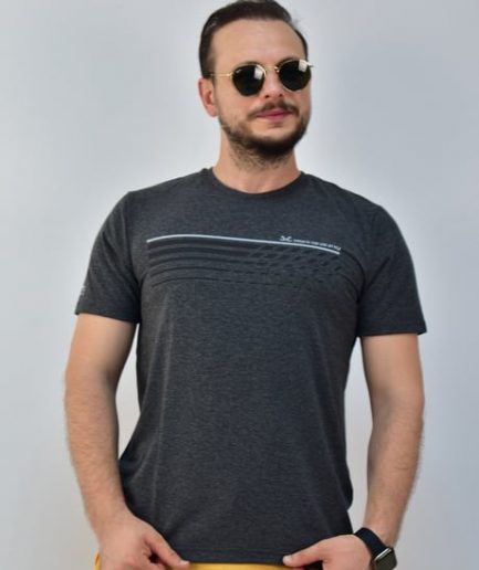 Эскетик G3 Мужская спортивная футболка Slimfit из 95% хлопка, дышащая и удобная, идеальна для активного отдыха и повседневной носки
