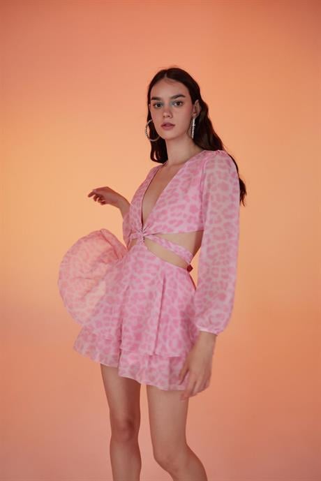Платье Pinky розовое, размеры S, XS, M, L