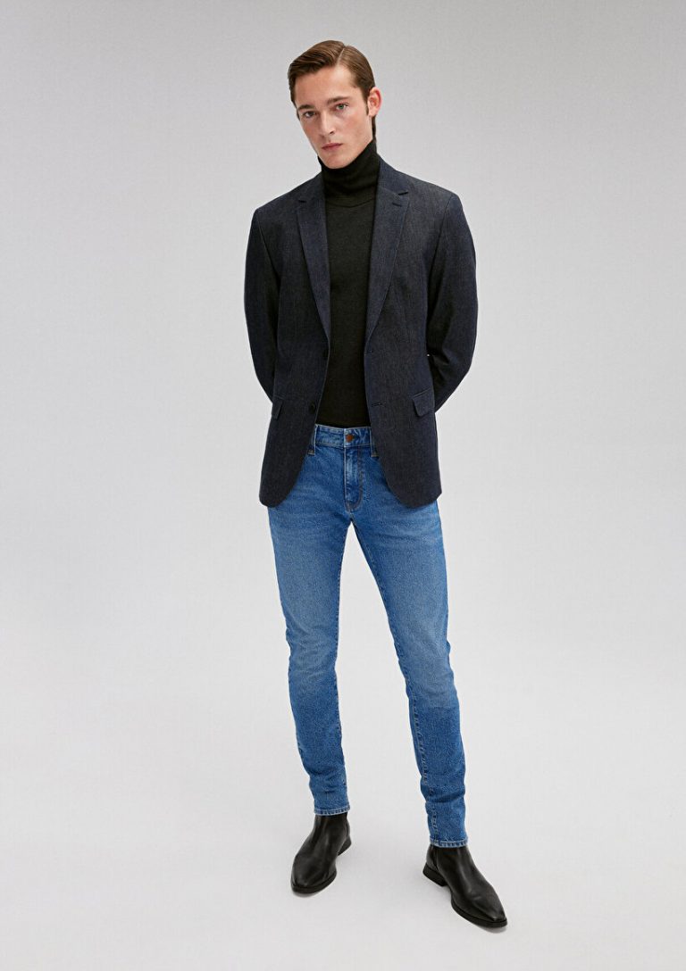 Джинсы Kvnç Mavi Black Indigo, узкий крой, идеальная посадка, 99% хлопок, 1% эластан, комфортная носка, размеры 26-38
