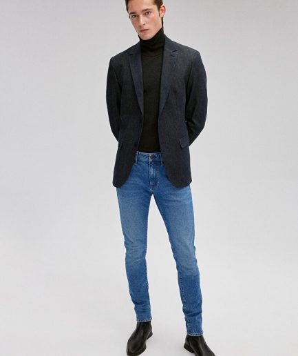 Джинсы Kvnç Mavi Black Indigo, узкий крой, идеальная посадка, 99% хлопок, 1% эластан, комфортная носка, размеры 26-38