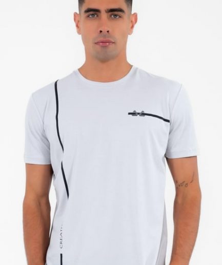 Мужская спортивная футболка Slimfit из дышащего хлопкового материала Aves с круглым вырезом, легкая и стильная для повседневного использования