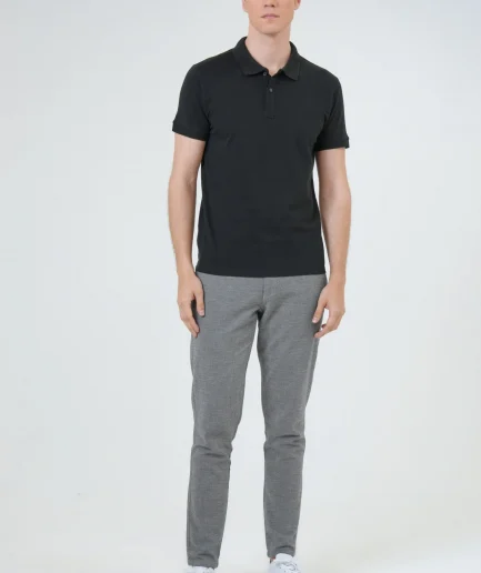 Поло с честным воротником Slim Fit из 100% хлопка, модель с армированным воротником, цвет: розовый, размеры: XL, L, M, XXL