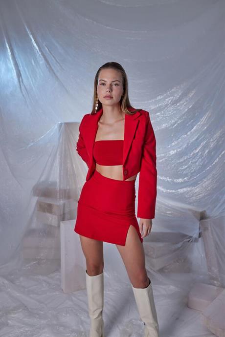 Юбка Panky красная, доступная в размерах XXS, S, XS, M, L