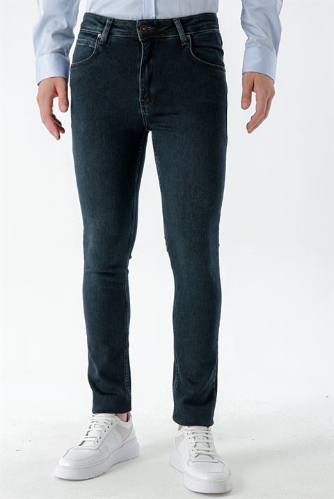 Мужские хаки джинсы Morven 5 карманов Slim Fit из 98% хлопка и 2% эластана
