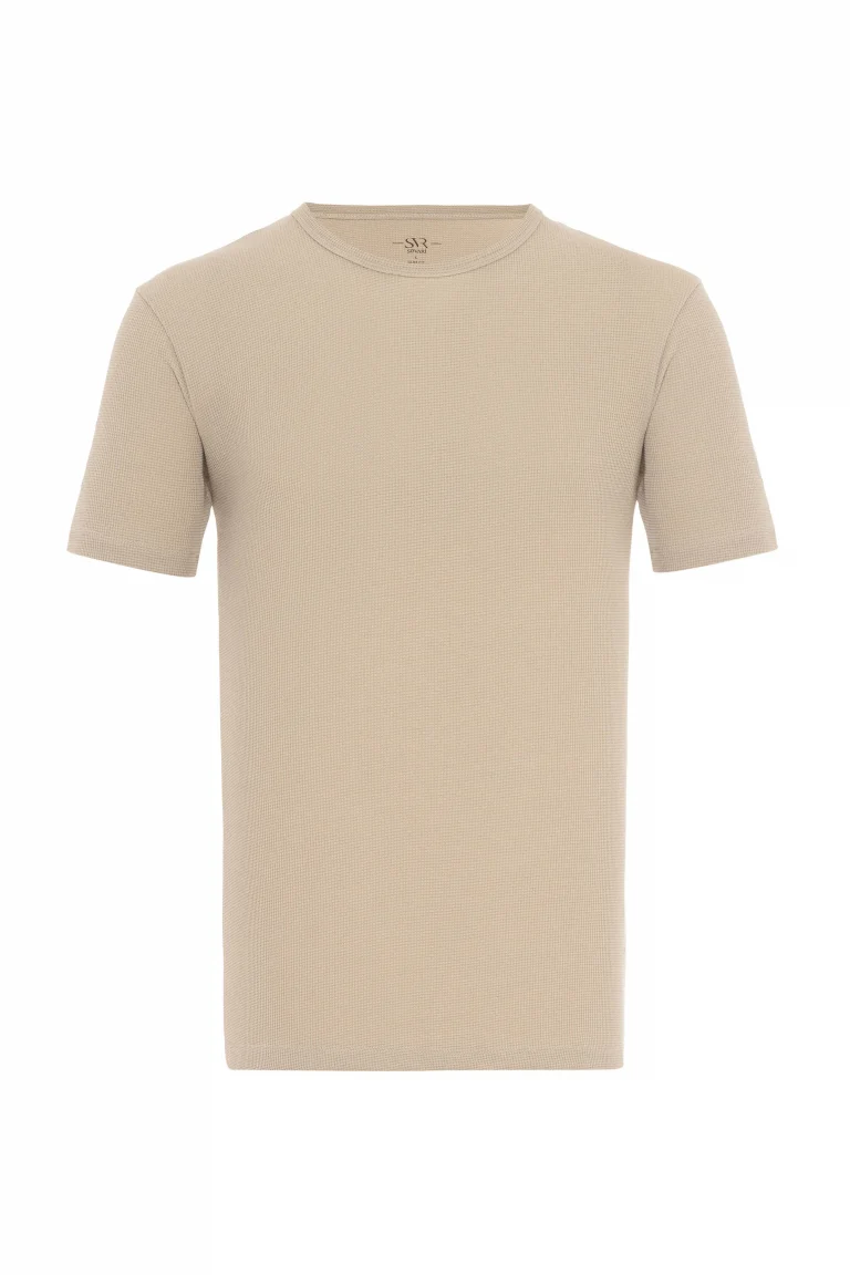 Футболка с круглым вырезом Slim Fit, амурная, из 35% хлопка и 65% полиэстера, цвет белый, размер XL, L, XXL, производство Турция