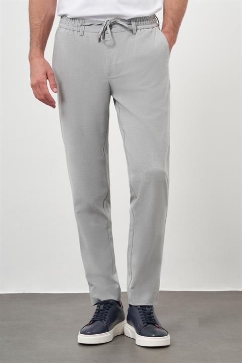 Трендовые синие спортивные брюки slim fit для мужчин из поливискозы с карманами и застежкой на пуговицах