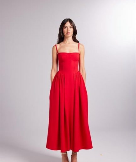 Платье Markano с бриджем, красное, размеры S, XS, M, L