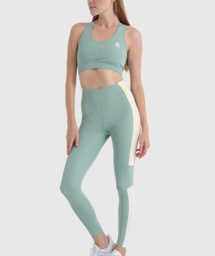 Женские эластичные спортивные леггинсы Underwear, мятный, размеры S, M, L