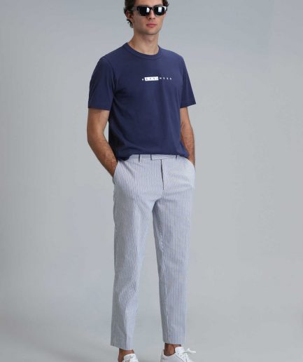Синие брюки чино Frank Smart для мужчин Slim Fit, размеры 46-56
